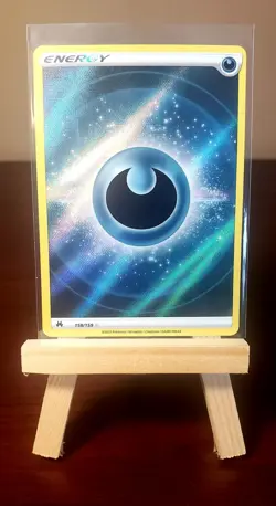 🌑Pokemon TCG 👑 Textured / Numbered Darkness Energy 158/159 - Crown Zenith - Image 1