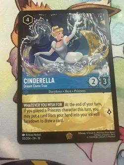 Cinderella Dream Come True Disney Lorcana 155/204 Whispers in the Well - Image 3