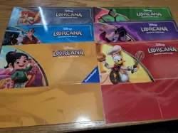 Disney Lorcana Trading Card Game Table Set of 6 - Image 1