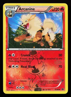 Arcanine 13/99 Uncommon Reverse Holo Next Destinies Pokemon Card - Image 1