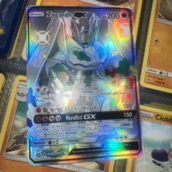 Pokemon TCG Zygarde GX Shiny Holo Rare Card SV65/SV94 Hidden Fates Vault - Image 1