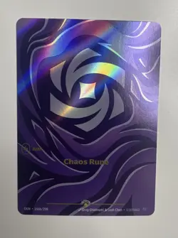 Chaos Rune Alt Art 166b/298 - Riftbound Nexus Night Promo Card English NM - Image 1