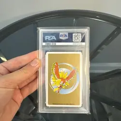 2000 Pokemon Gold Version Playing Cards #152 CHIKORITA Ace Of Clubs PSA 10 - Image 5