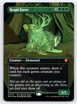 Regal Force - FOIL Borderless - Special Guests Lorwyn MTG - Image 1