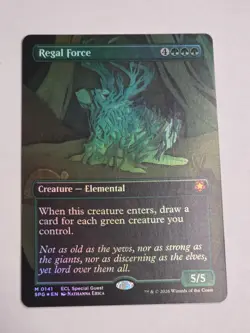 Regal Force - FOIL Borderless - Special Guests Lorwyn MTG - Image 2