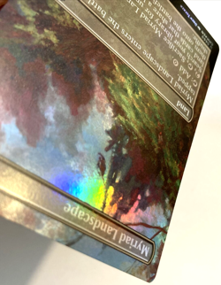 MTG Myriad Landscape *BORDERLESS FOIL* Commander Masters 0660 Pack Fresh - Image 5