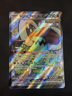 Great Tusk Ex [Stamped] #72 Pokemon Promo - Image 1