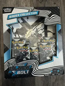 Pokemon TCG SV: Black Bolt & White Flare Binder Combo Both Factory Sealed! - Image 2