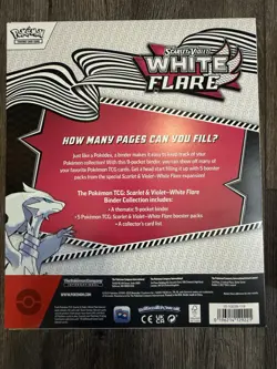 Pokemon TCG SV: Black Bolt & White Flare Binder Combo Both Factory Sealed! - Image 5