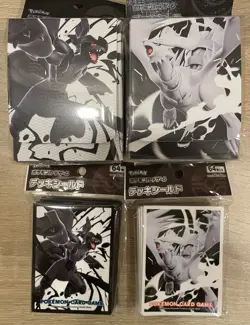 Pokemon Card Game Black Bolt & White Flare Deck Case & Sleeve Set of 4 - Image 1