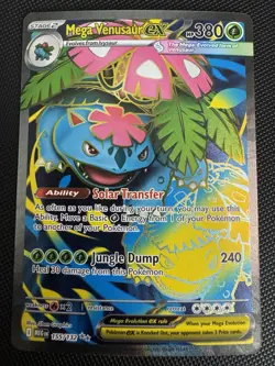Pokemon Mega Evolutions Mega Venusaur ex 155/132 Full Art Ultra Rare - Image 1