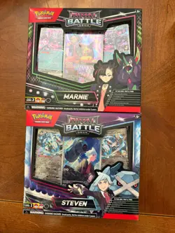 Sealed Set Of 2 Pokemon TCG Rival Battle Deck MARNIE And STEVEN Destined Rivals - Image 1