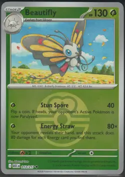 Pokemon TCG - Ascended Heroes - (Love Ball Reverse Holo) - Beautifly - 013/217 - Image 1