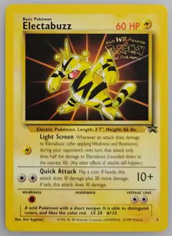 Electabuzz (Movie Promo) 02/53 Pokemon Wotc Promo Regular LP - Image 1