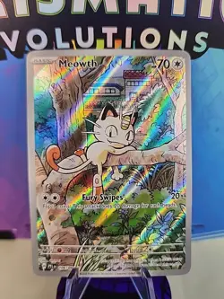 Pokemon Mega Evolution Phantasmal Flames Meowth 106/094 - Image 1
