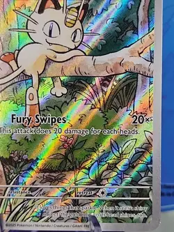 Pokemon Mega Evolution Phantasmal Flames Meowth 106/094 - Image 4