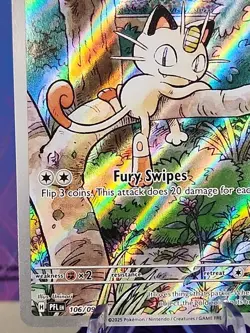 Pokemon Mega Evolution Phantasmal Flames Meowth 106/094 - Image 5