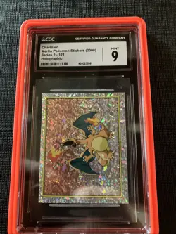 CHARIZARD PRISM HOLO Pokemon Merlin 2 (2000) - Image 1