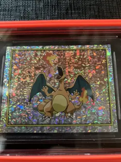 CHARIZARD PRISM HOLO Pokemon Merlin 2 (2000) - Image 3
