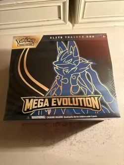 Pokemon Mega Evolution Lucario ETB & Phantasmal Flames Booster Bundle Sealed - Image 2