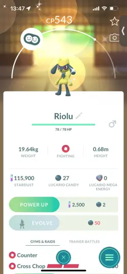 Pokemon Go (Stage 33) Shiny Riolu ( 20 Shinys ) - Image 2