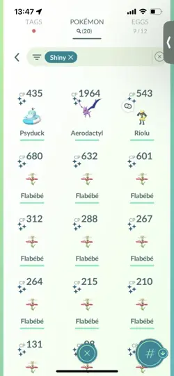 Pokemon Go (Stage 33) Shiny Riolu ( 20 Shinys ) - Image 3