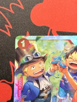 One Piece OP13-007 Ace & Sabo & Luffy SR OP13 Carrying On His Will Eng NM #2 - Image 3