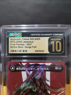 Sephiroth Fabled SOLDIER Magic Surge Foil 527 Final Fantasy CGC 10 Pristine - Image 5