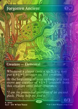 MTG Forgotten Ancient (1890/3004) Secret Lair Drop Series LP FOIL - Image 1