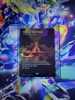 Volcano of Roku’s Island - Borderless Foil #61 - MTG: Avatar The Last Airbender - Image 1