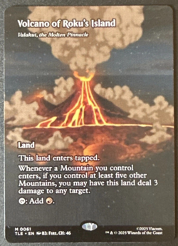Volcano of Roku's Island Avatar: The Last Airbender Magic MTG NM - Image 1