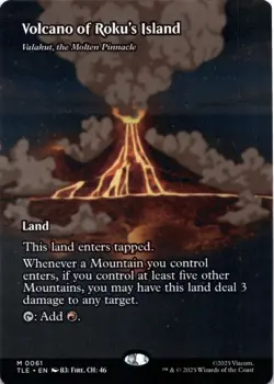 Volcano of Roku's Island Avatar: The Last Airbender Magic MTG NM - Image 1