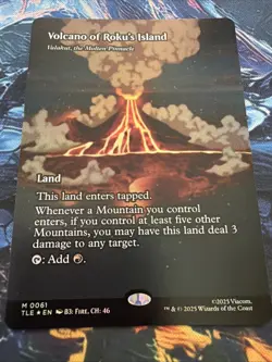 Volcano of Roku's Island BORDERLESS FOIL-NM/M-Avatar: The Last Airbender - Image 1