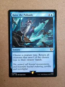 Raise the Palisade - The Lord of the Rings: Tales of Middle-Earth - NM MTG CARD - Image 1