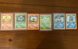 50 Base Set Unlimited Cards Including Charmander, Bulbasaur, Ivysaur, And More! - Image 1