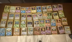 50 Base Set Unlimited Cards Including Charmander, Bulbasaur, Ivysaur, And More! - Image 2