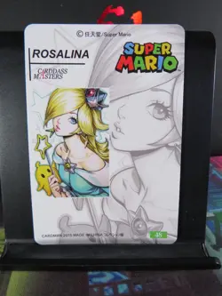 Rosalina Mario Galaxy Art Card Rare Holo Laser Collectible Video Game Character - Image 3
