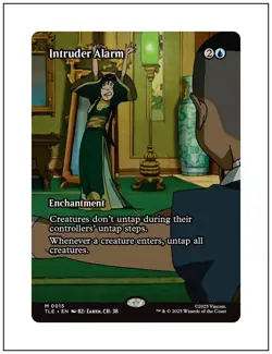 1x Intruder Alarm, Borderless Art, Avatar Magic MTG NM - Image 1