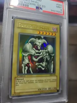PSA 9 Summoned Skull MRD-003 1st Edition Ultra Rare 2002 Yugioh Metal Raiders - Image 4