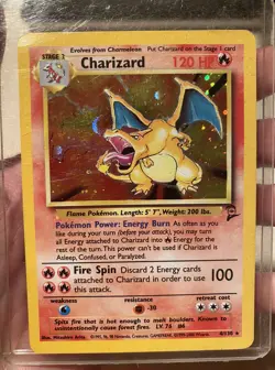 Pokemon TCG Charizard Base Set 2 4/130- (1999-2000) Holo Rare Holo Unlimited - Image 1