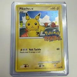 Pikachu - 7/16 - Pokemon Rumble - Holo Stamped - TCG 2009 - English - LP - Image 3