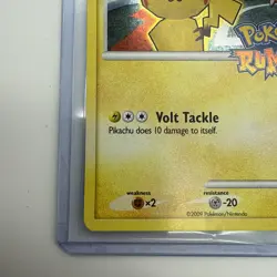Pikachu - 7/16 - Pokemon Rumble - Holo Stamped - TCG 2009 - English - LP - Image 4