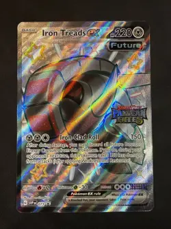 Pokemon Iron Treads Ex 073 Paldean Fates Stamped Promo Holo - Image 1