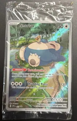 Snorlax 051 Black Star Promo Pokemon TCG Sv: Scarlet & Violet 151 Holo SEALED - Image 1