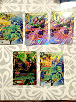 Dragon Ball Super Card Game SPR lot of 5 King Piccolo And Piccolo Jr NM/M NP - Image 1