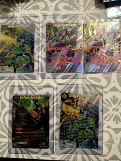 Dragon Ball Super Card Game SPR lot of 5 King Piccolo And Piccolo Jr NM/M NP - Image 2