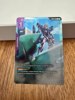 Armed Intervention Gundam Card Game ST07-013 C+ NM - Image 1