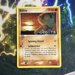 Pokemon Card - Baltoy Stamped Deoxys 53/107 Reverse Holo - Image 3
