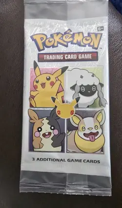 SEALED 25th Anniversary General Mills Pokemon Cereal 3 Card Booster Pack - Image 1