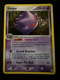 Pokemon Gengar TCG 5/92 Legend Maker Holo Rare Card NM/LP Condition 2006 - Image 1